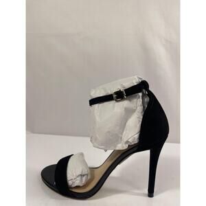 Arezzo Shoes Womens Size 6.5 Black Isabelli High Ankle Strap Stiletto Sandals